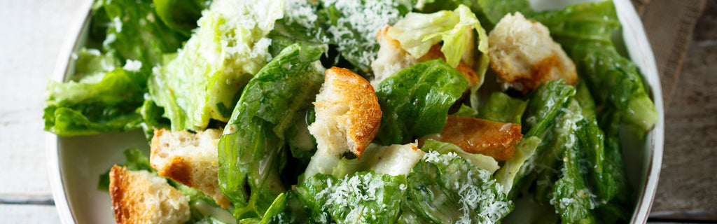 Classic Caesar Salad with Homemade Dressing
