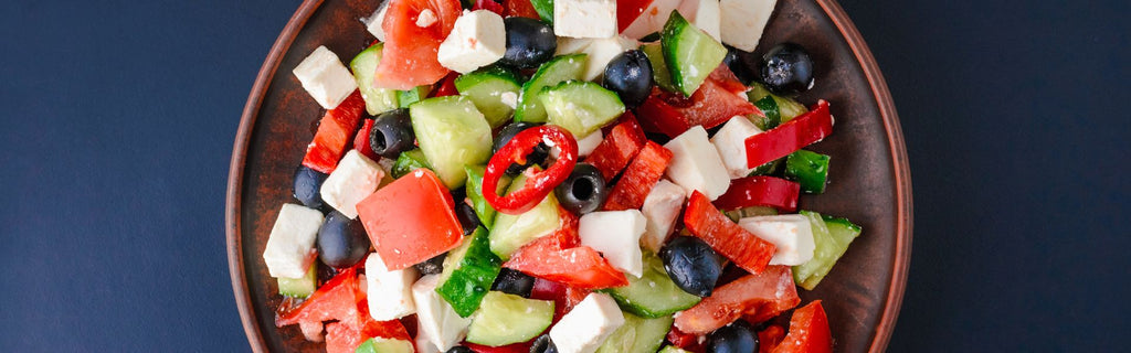 Fresh Tomato Cucumber Feta Salad with Perfect Wine Pairings