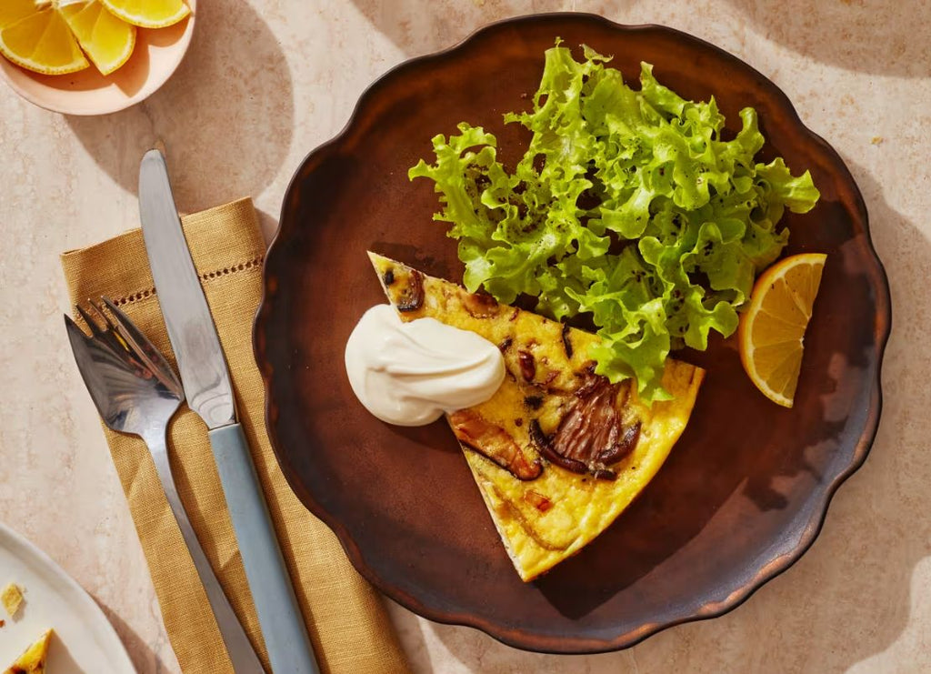 Workday-Friendly Wild Mushroom & Thyme Frittata