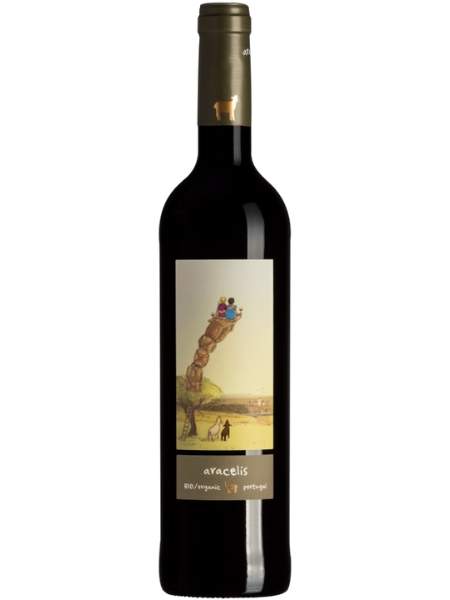 Bottle of Aracelis Portuguese Organic Red Wine 2020