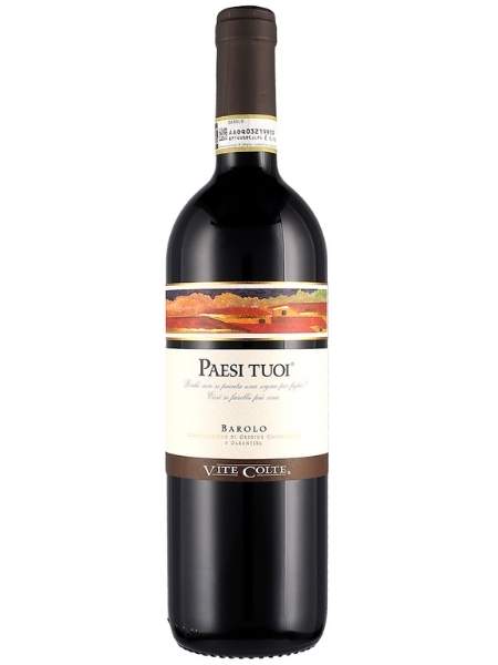 Bottle of Barolo Paesi Tuoi Red Wine 2017