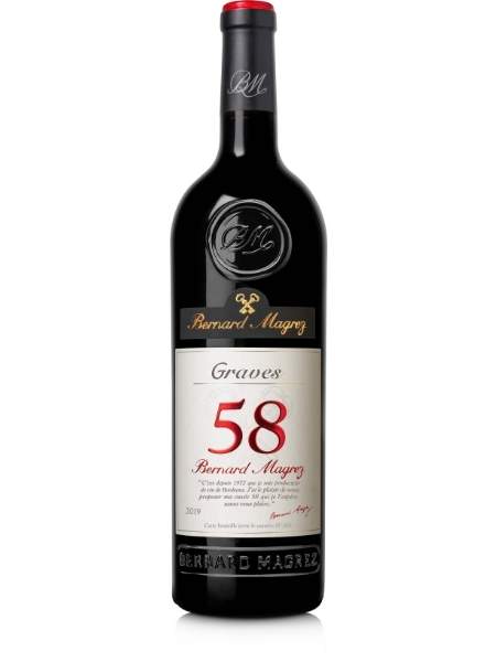 Bottle of Bordeaux 58 Graves Red Wine