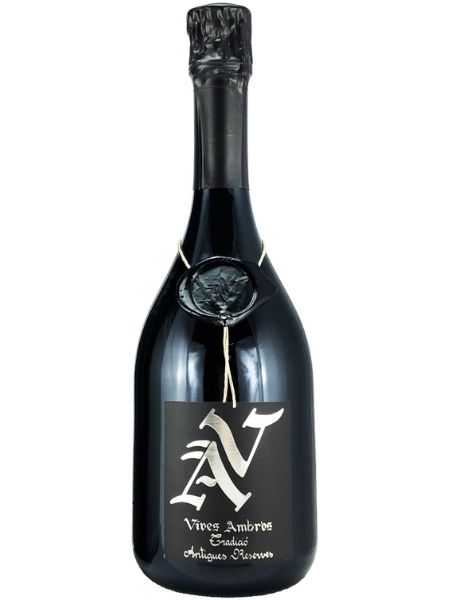 Bottle of Cava Gran Reserva Tradició Brut Nature Sparkling Wine