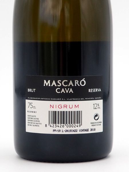 Cava Mascaro Nigrum Sparkling Wine
