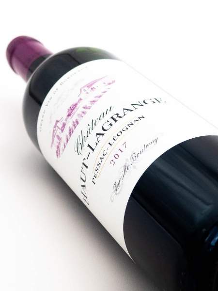 Front Label Details of Chateau Haut Lagrange 2017 Red Wine