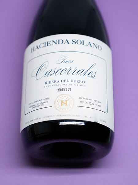 Finca Cascorrales 2015 front label