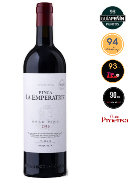 Awards of Finca la Emperatriz Gran Vino Tinto 2016