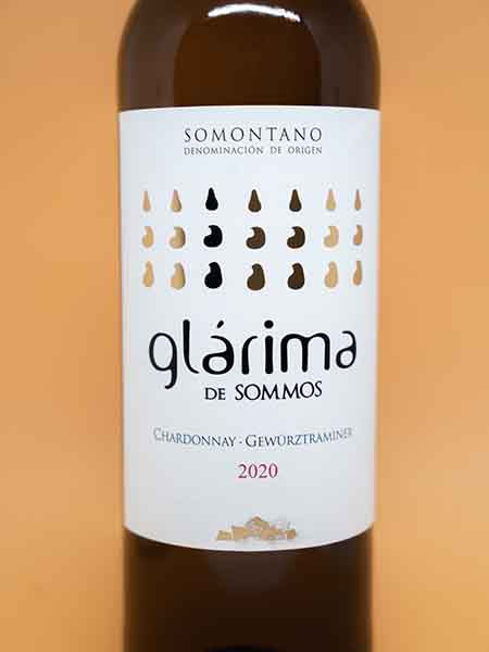 Glárima de Sommos Blanco Chardonnay 2020 White Wine Front Label