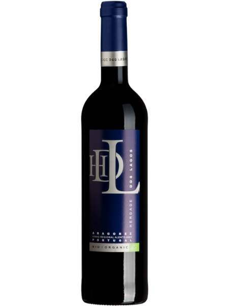 Bottle of HDL Aragonez Tinto Organic 2020 Red Wine