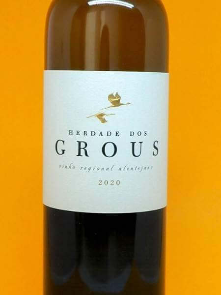 Herdade Dos Grous White Wine 2020 Front Label
