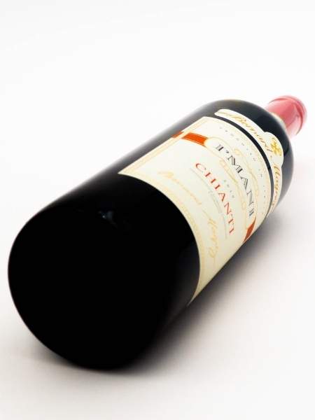 Imani Toscana Bernard Magrez bottle lay down chianti