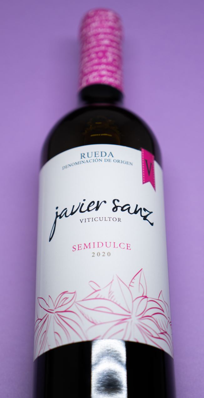 Front Details Label of Javier Sanz Rueda Demidulce 2020