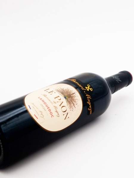 Front Label Details of Le Paon Rouge 2020 Red Wine