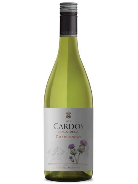 Bottle of Los Cardos Chardonnay 2020 White Wine