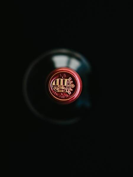 Cap details of Marques de Griñon Syrah 2016