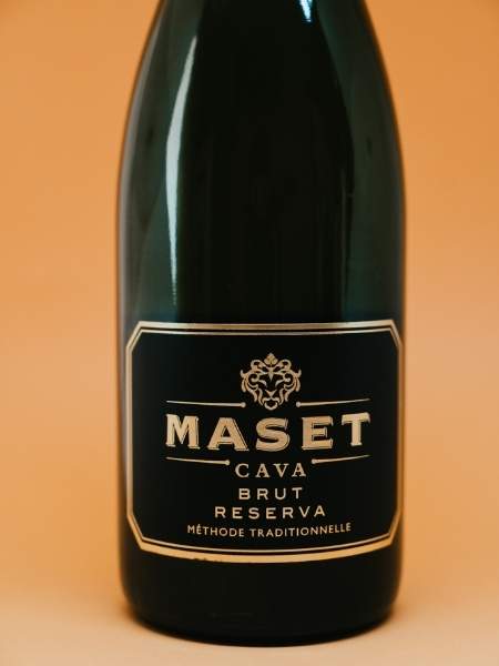 Front Label of Maset Cava Brut Reserva 2018