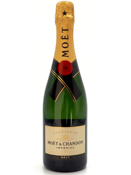 Bottle of Champagne Moet & Chandon Imperial Brut Sparkling Wine