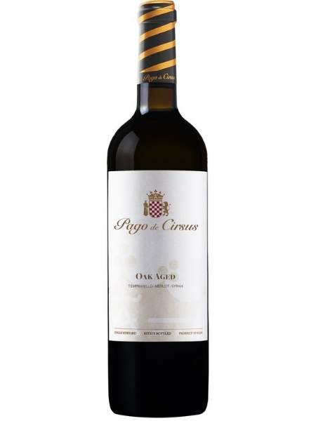 Pago de Cirsus Oak Aged 2020 Red Wine Bottle