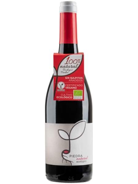 Bottle of Piedra Natural Organic 2020, Red Wine