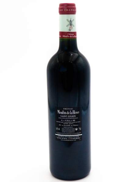 Château Moulin de la Rose 2018 Red Wine Back Label