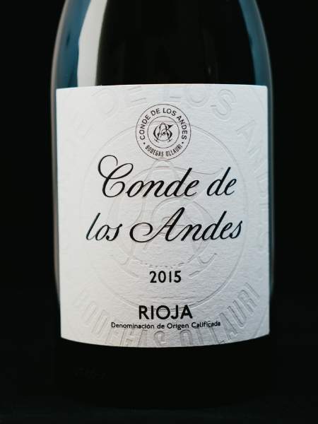 Conde de los Andes Tinto Rioja 2015 Red Wine