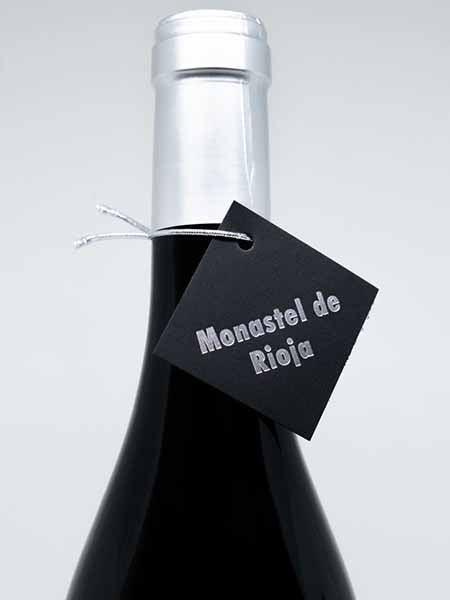 AD Libitum Maturana Tinta Rioja 2019 Red Wine Neck Details