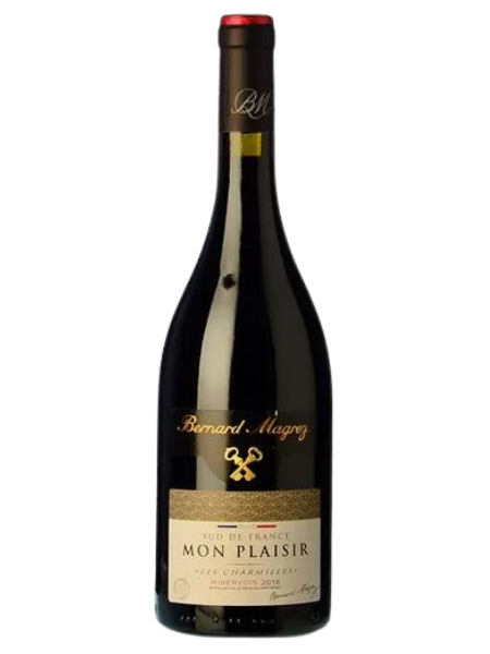 Bottle of Mon Plaisir 2018 Red Wine
