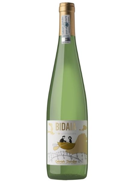 Bottle of Bidaia Txakolina White Wine 2020