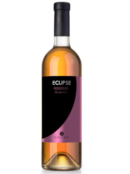 Bottle of Busuioaca de Bohotin Eclipse Demi Sweet Rose Wine 2021