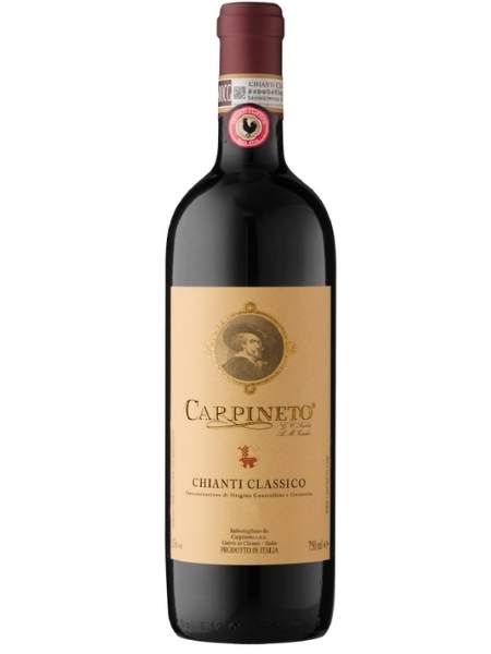 Bottle of Carpineto Chianti Classico 2019 Red Wine
