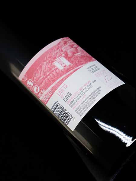 Cava Laieta Rose Gran Reserva Organic 2017 Sparkling Wine Back Label 