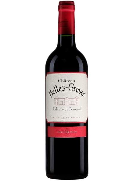 Chateau Belles Graves 2016 Red Wine Bottle
