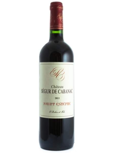 Bottle of Chateau Segur de Cabanac 2018 Saint Estephe