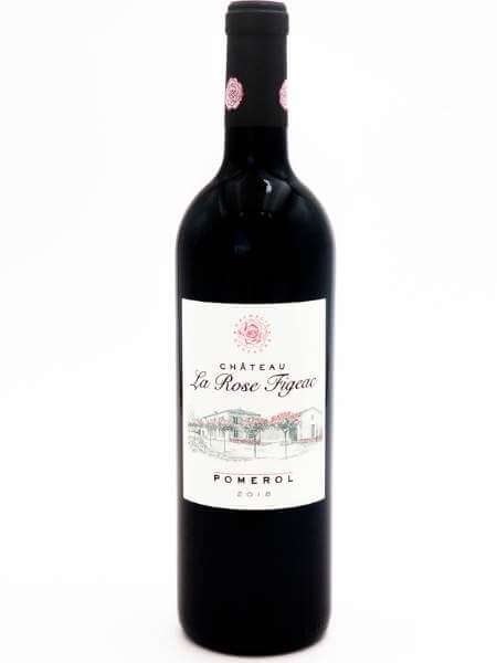 Bottle of Chateau la Rose Figeac Organic 2018 Red Wine 