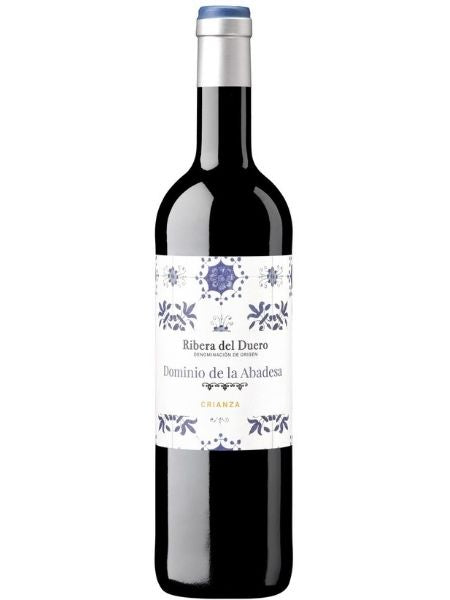 Bottle of Dominio de la Abadesa Crianza 2018 Red Wine