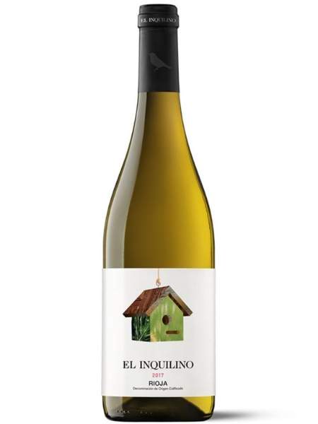 Bottle of El Inquilino Viura 2018 White Wine