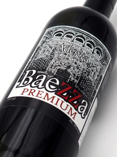 Elivo Adegga Baezza Premium Alcohol Free Red Wine Front Label