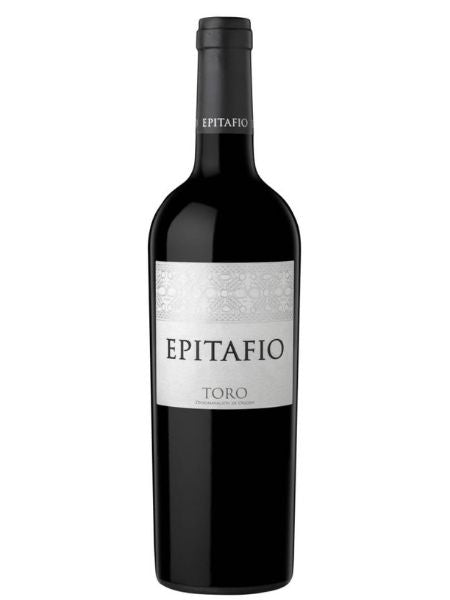 Bottle of Epitafio 2018 Red Wine