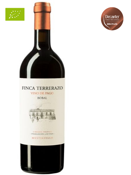 Bottle of Finca Terrerazo Bobal Organic 2018 Red Wine