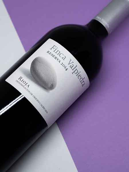 Front Label of Finca Valpiedra Reserva 2014 Red Wine 
