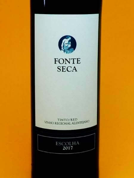 Front Label of Fonte Seca Red Escolha 2017 