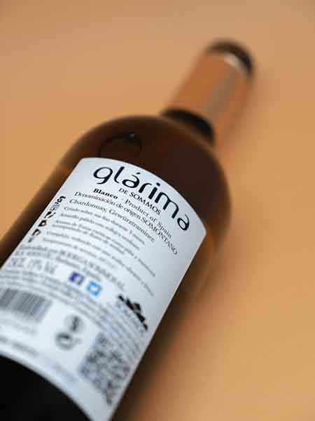 Glárima de Sommos Blanco Chardonnay 2020 White Wine Back Label