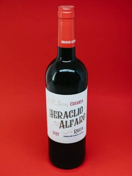 Heraclio Alfaro Crianza 2017 Red Wine Bottle
