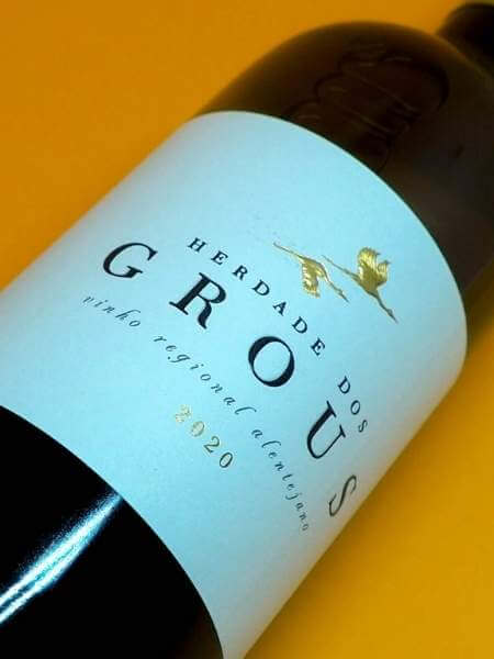 Herdade Dos Grous White Wine 2020 Front Label Details