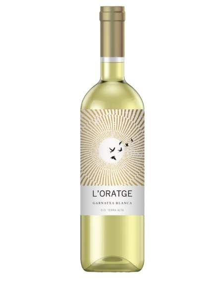 Bottle of L´Oratge Blanc Organic 2019 White Wine