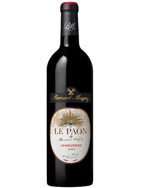 Le Paon Rouge 2020 Red Wine Bottle