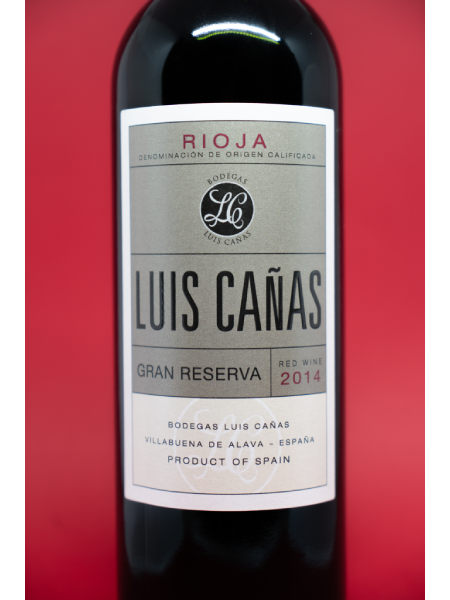Luis Canas 2014 Front Label