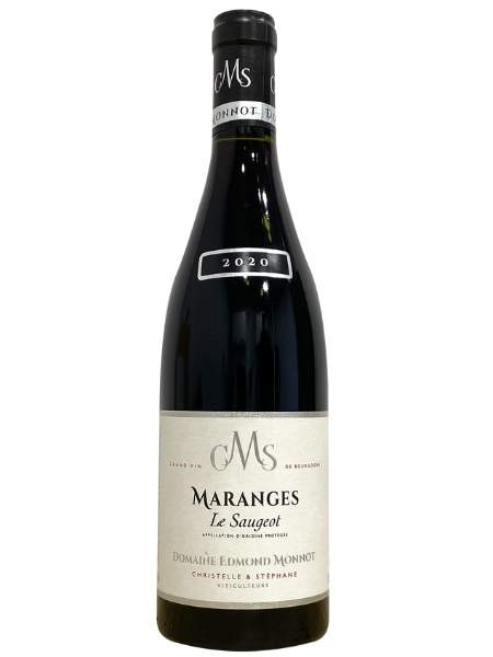 Bottle of Maranges Le Saugeot 2020 Red Wine