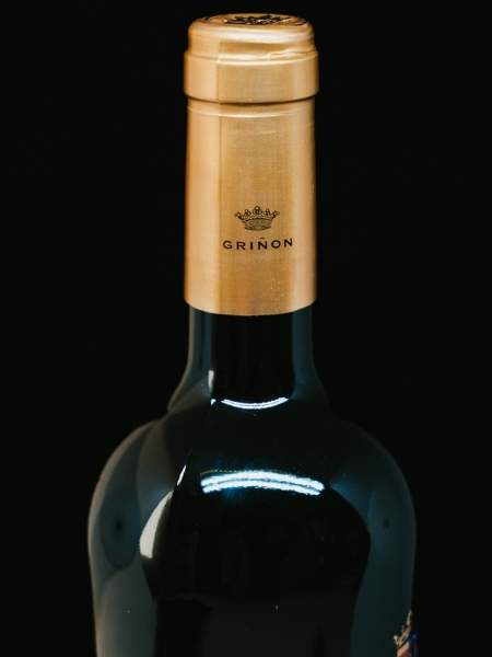 The cork of the bottle Marques de Griñon