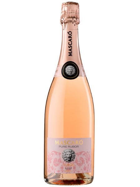 Mascaro Pure Rubor Rose Sparkling Wine Brut Cava Front bottle